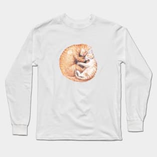 Cuddling Cats Yin Yang Long Sleeve T-Shirt